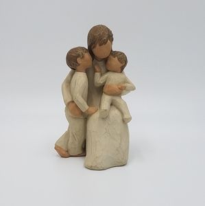 Demdaco Willow Tree Quietly Mom Kids Figurine